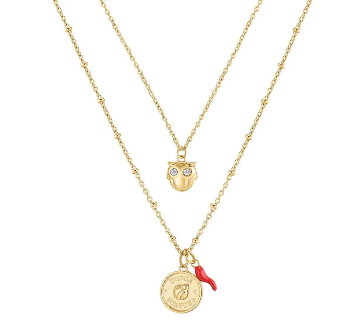 Collana Brosway Chakra Fortuna Gufetto Gold