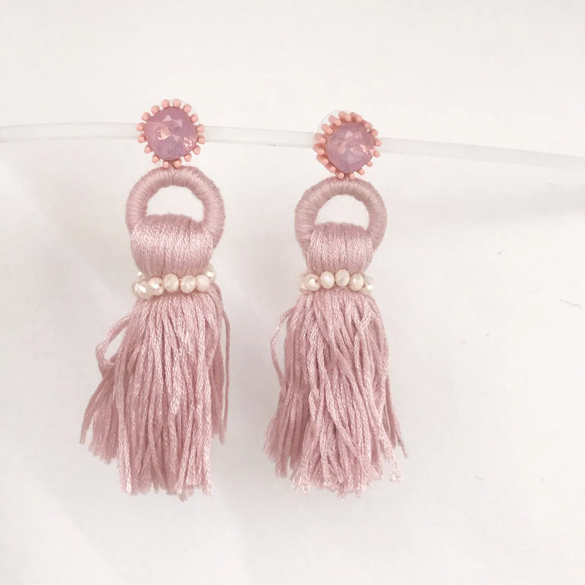 Orecchini nappe colorate