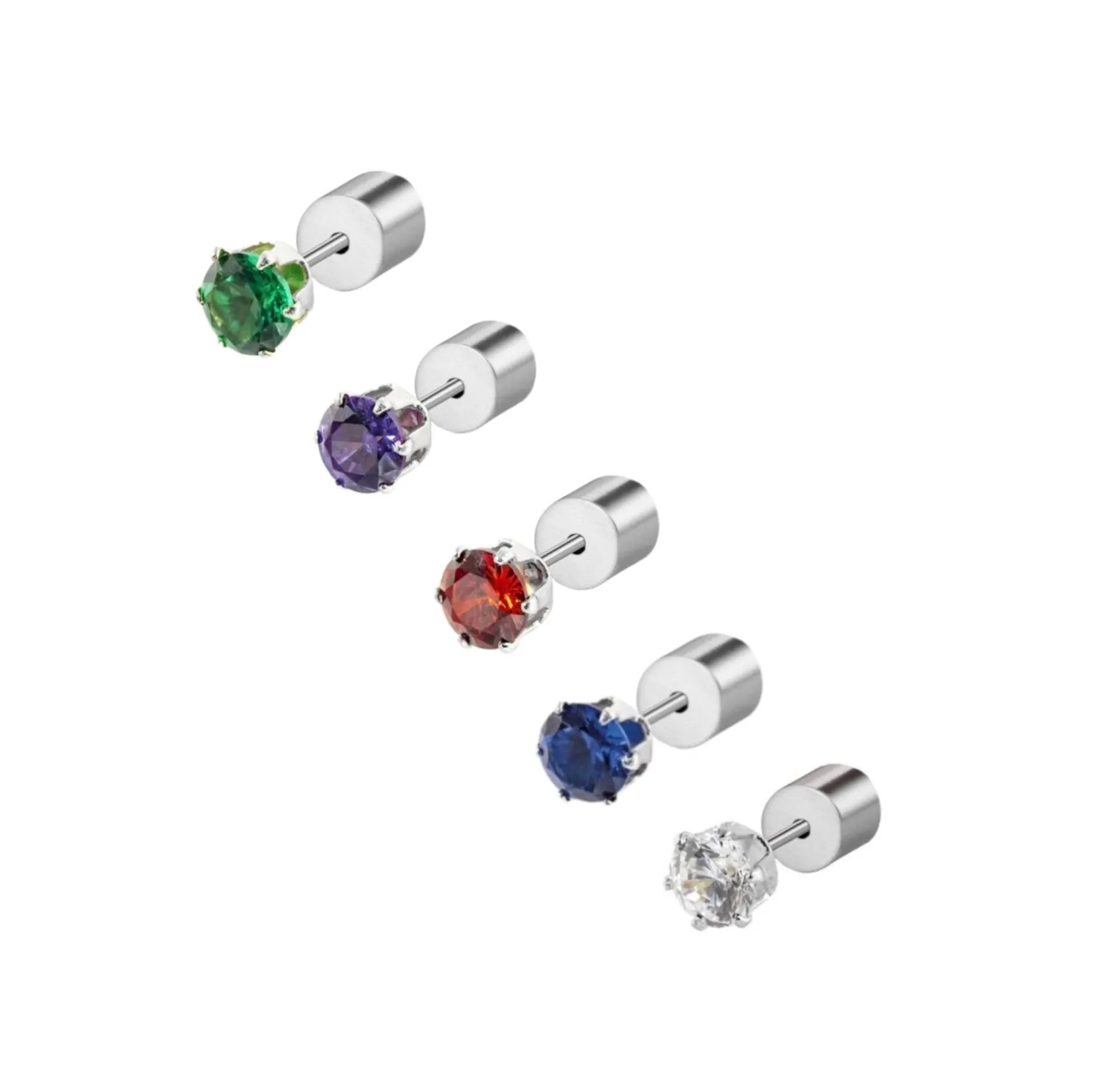 Mono orecchino Marlù zircone 4mm