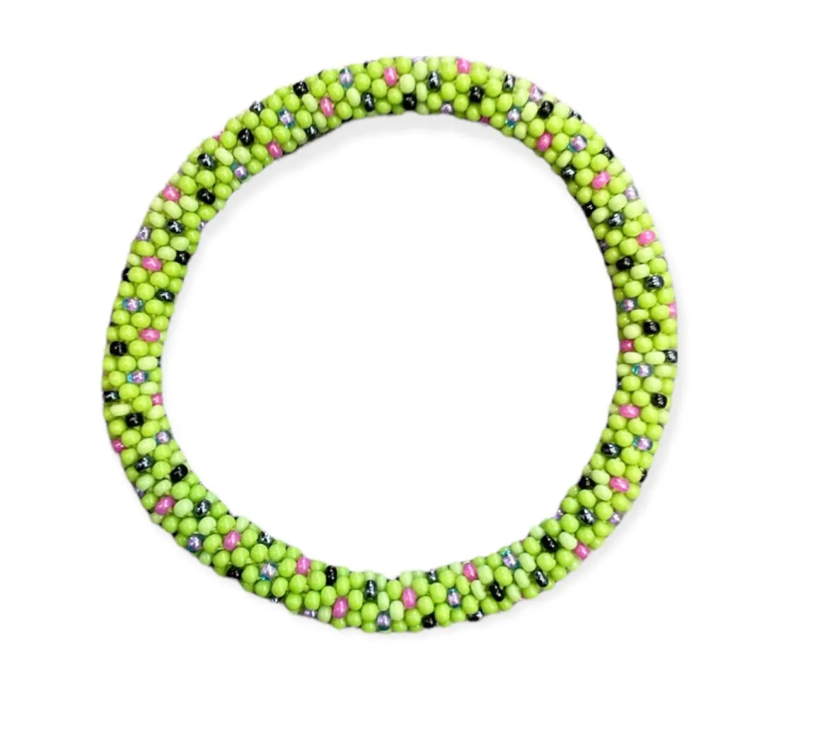 Rollon bracciale perline Nepal green