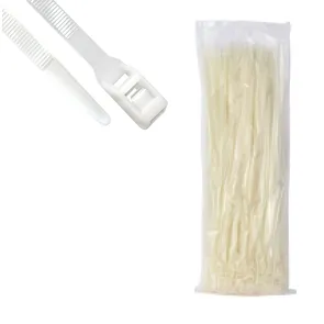 Kabelbinder lösbar 3,5x280mm  100-Stück Pack