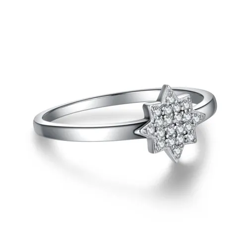 KADABRA K03RG02-18  Anello con Stella di Cristalli