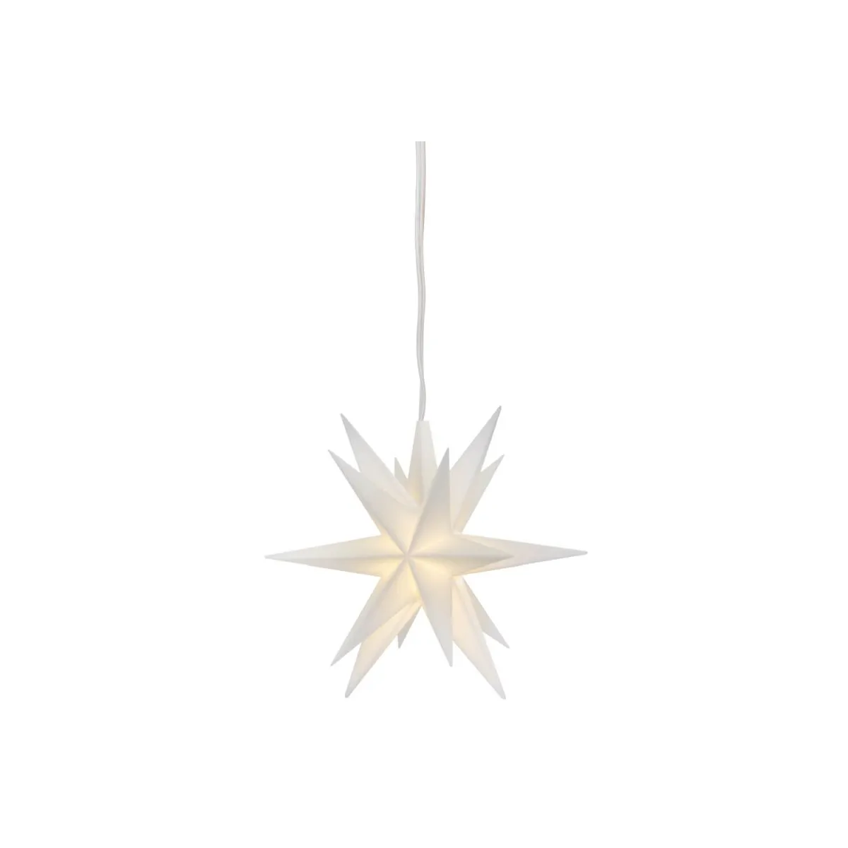 LED Stern 3D Weihnachtstern 1 warmweiße LED Ø 8cm Batterie