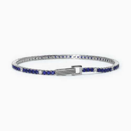 Mabina bracciale tennis blu