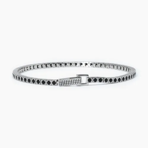 Mabina bracciale tennis nero