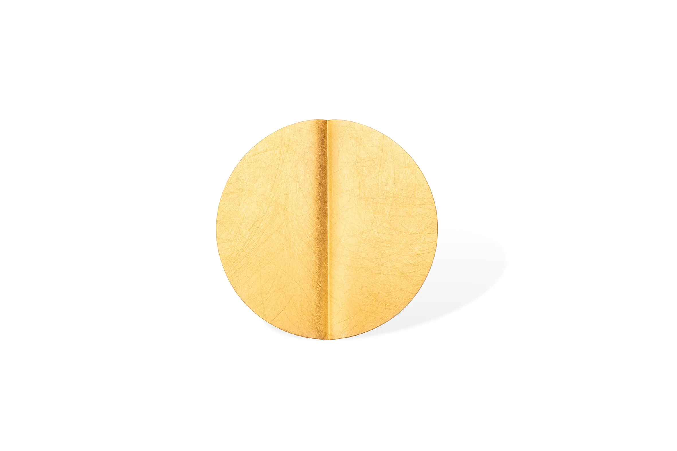 Ciondolo e spilla in argento placcato oro