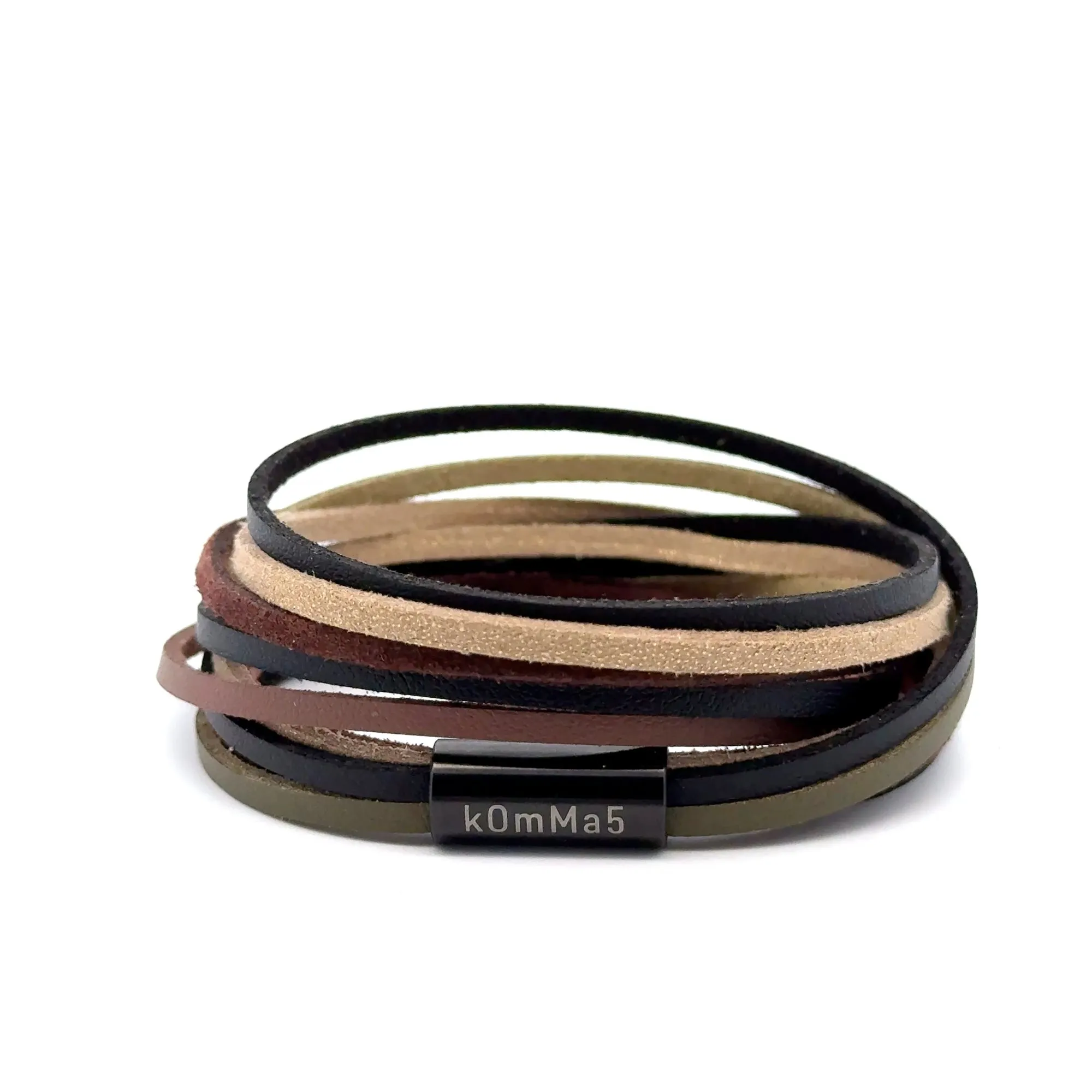 Bracciale doppio avvolto Wanderfux kOmMa5
