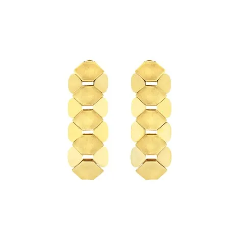 Orecchini Pendenti Breil Hexagonia Acciaio Dorato TJ3636