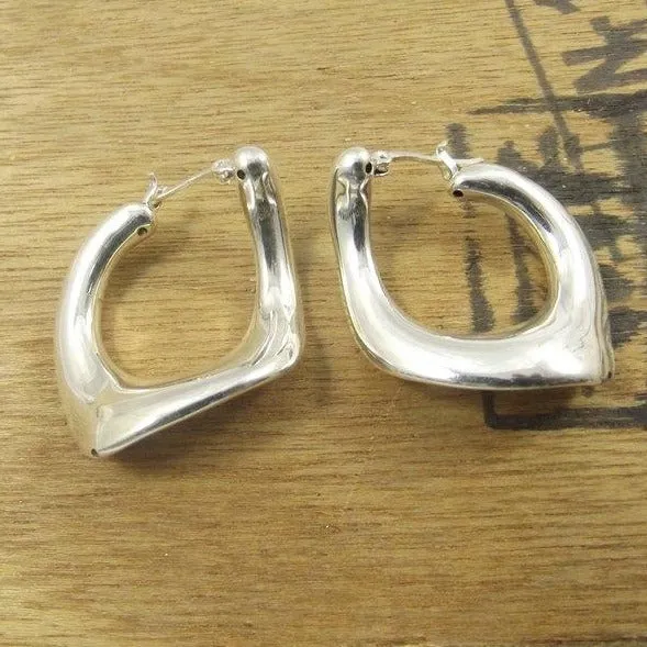 Ethnische OHRRINGE aus 925er Rautensilber - SURABHI