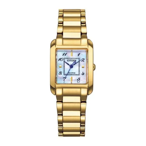 Orologio Citizen Donna Eco Drive L Square Gold EW5602-81D