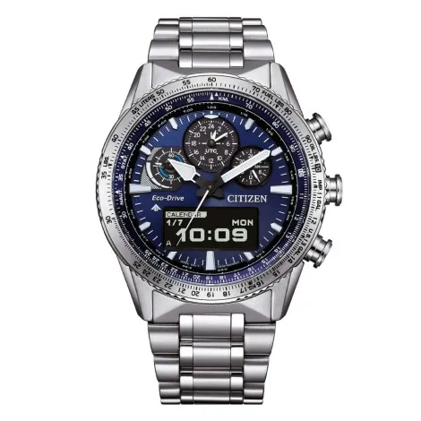 Orologio Citizen Promaster Sky Blu Chrono Ibrido JV2000-51L