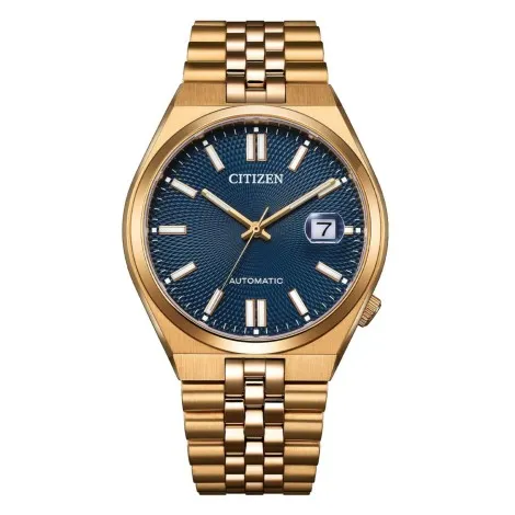 Orologio Citizen Tsuyosa Blu Dorato Giallo Bracciale Jubilee NK0023-57L