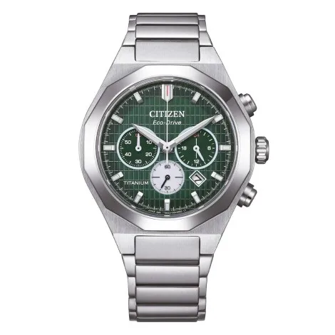 Orologio Citizen Zenshin Senkei Super Titanio CA4691-59X Verde