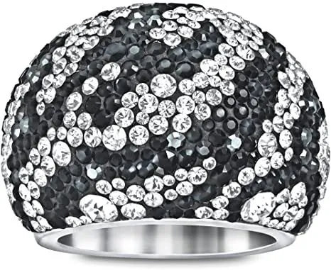 Anello CHIC ZEBRA Swarovski