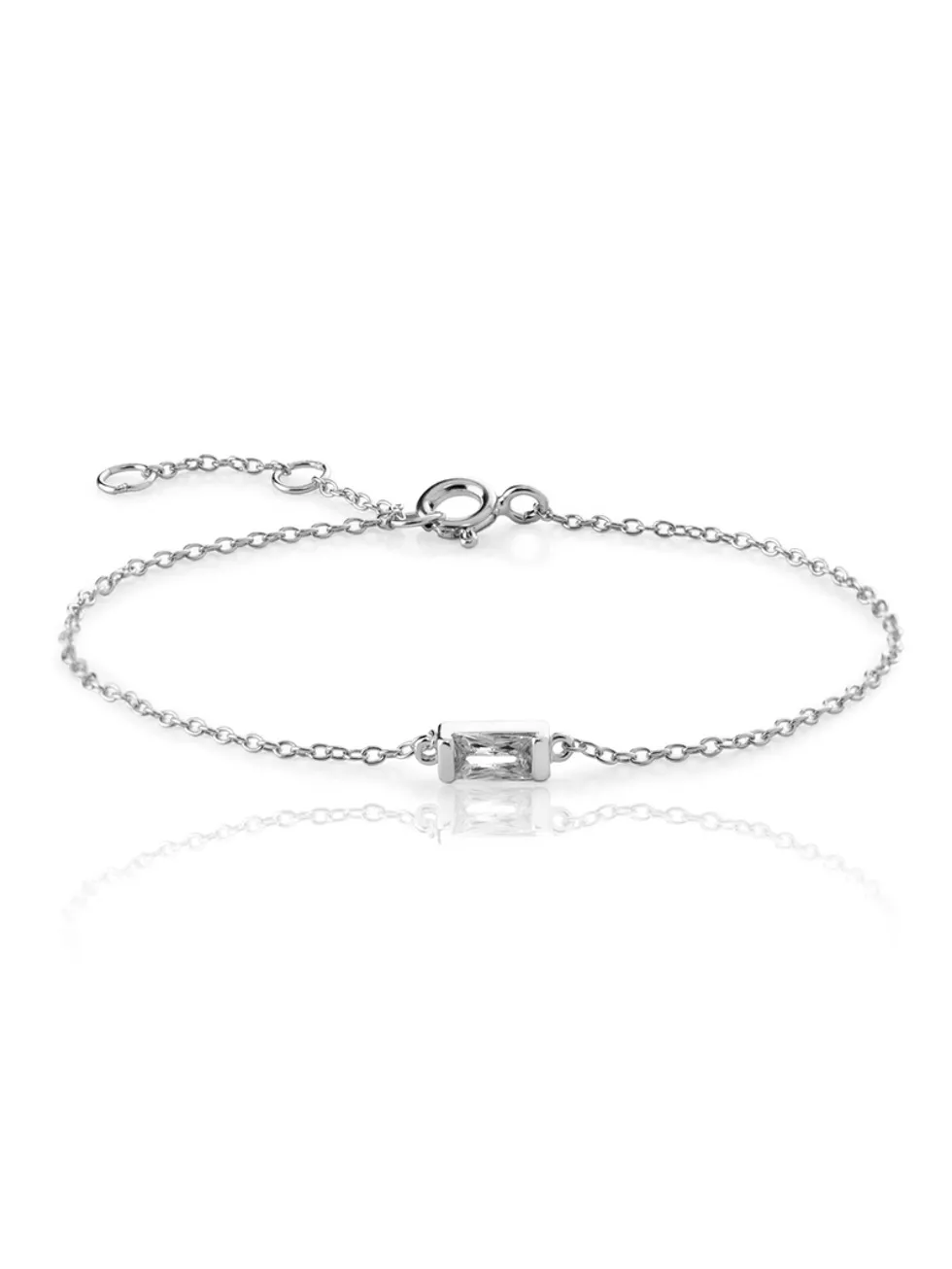Pulsera BAGUETTE plata