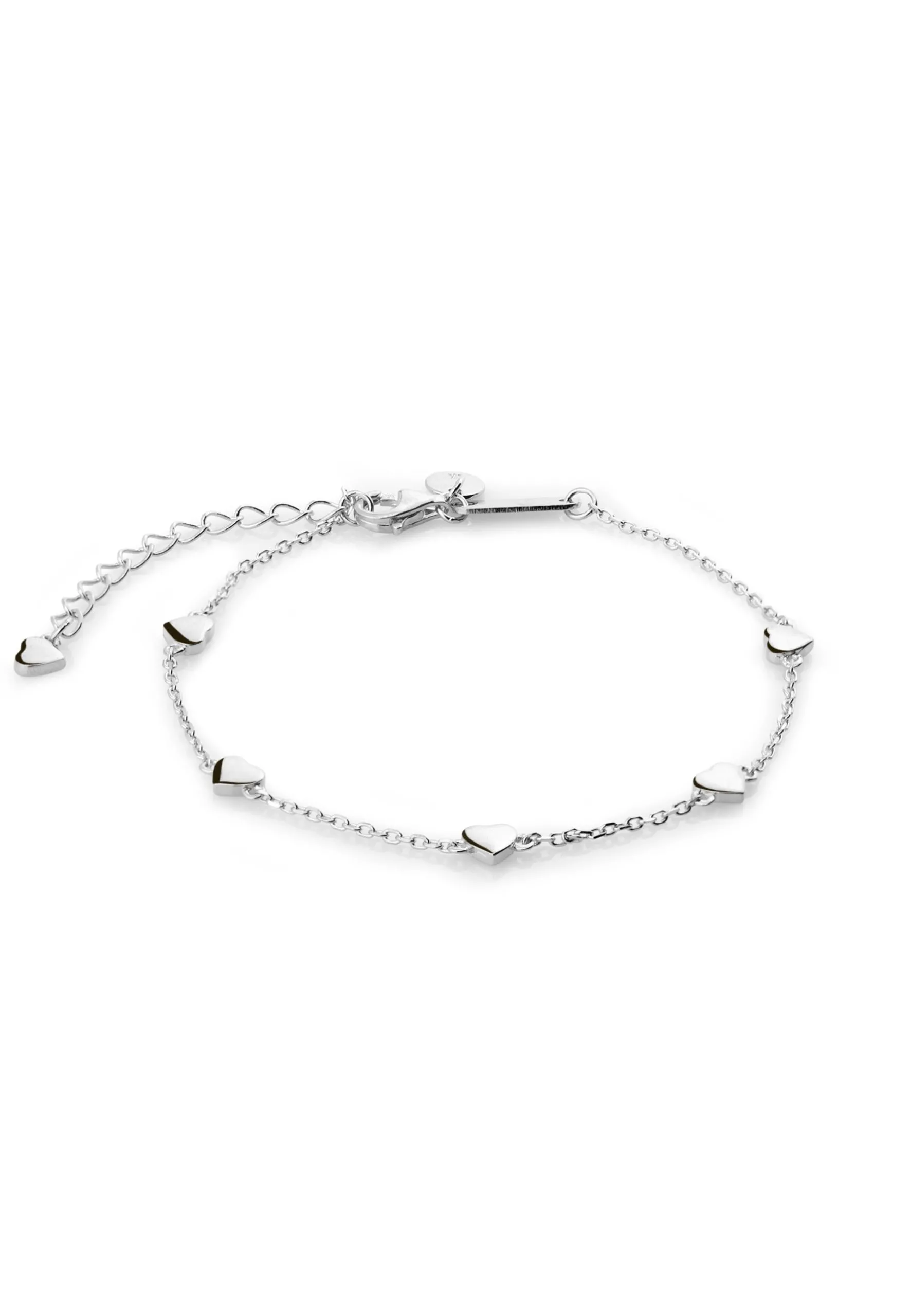 Pulsera CORAZONES plata