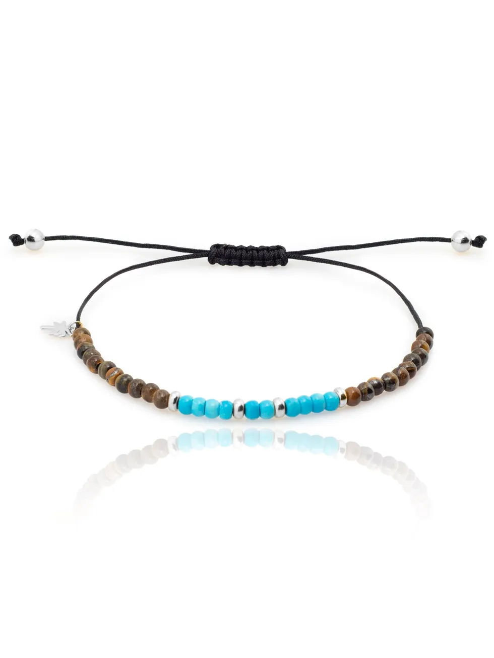 Pulsera OJO DE TIGRE plata