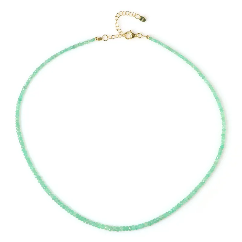 Collana in argento con Smeraldo Colombiano