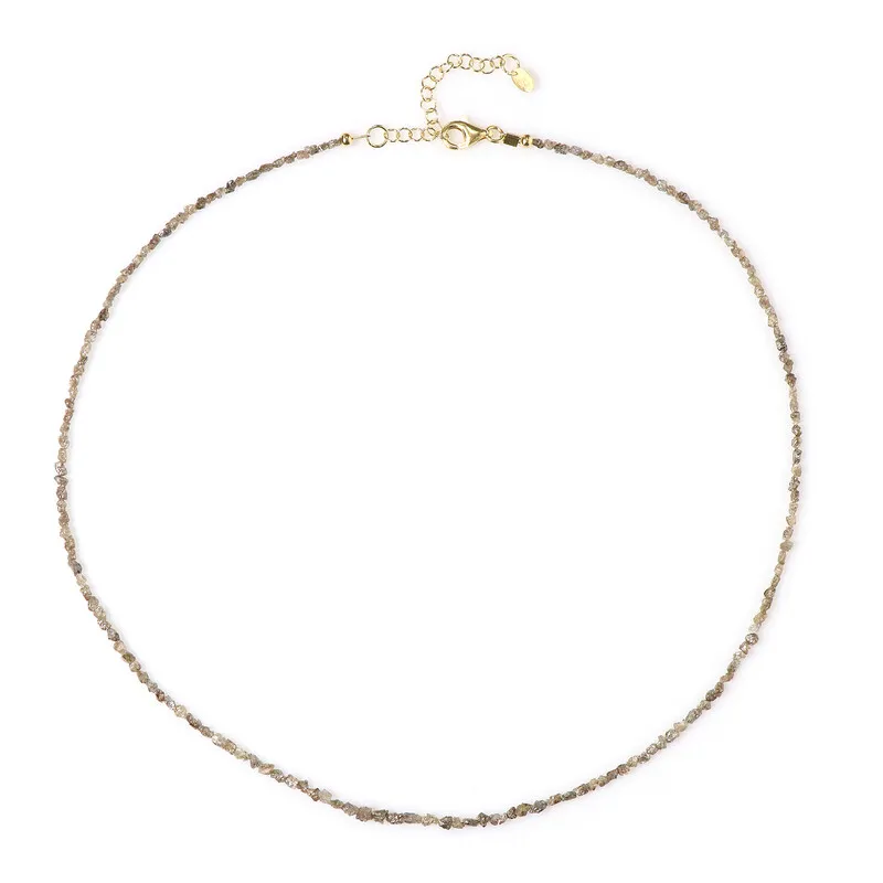 Collana in argento con Diamante Champagne