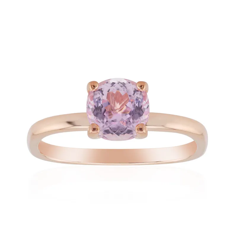 Anello in argento con Kunzite