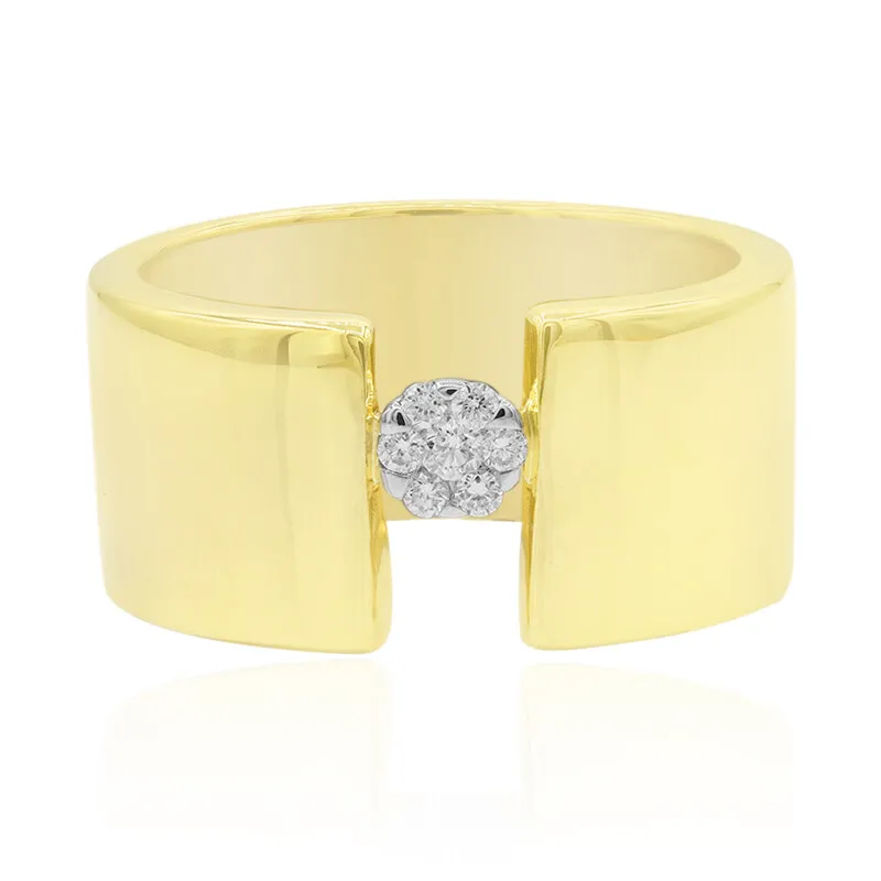 Anello in argento con Diamante I1 (G)