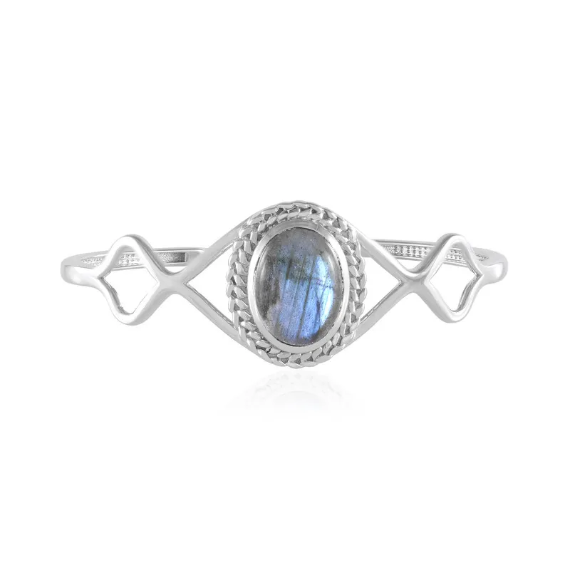 Bracciale in argento con Labradorite