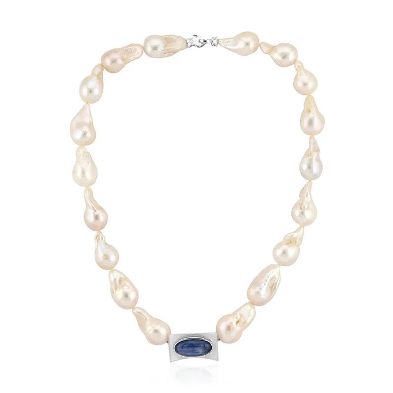 Collana in argento con Cianite