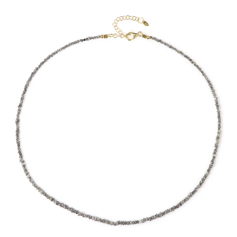 Collana in argento con Diamante Color Argento