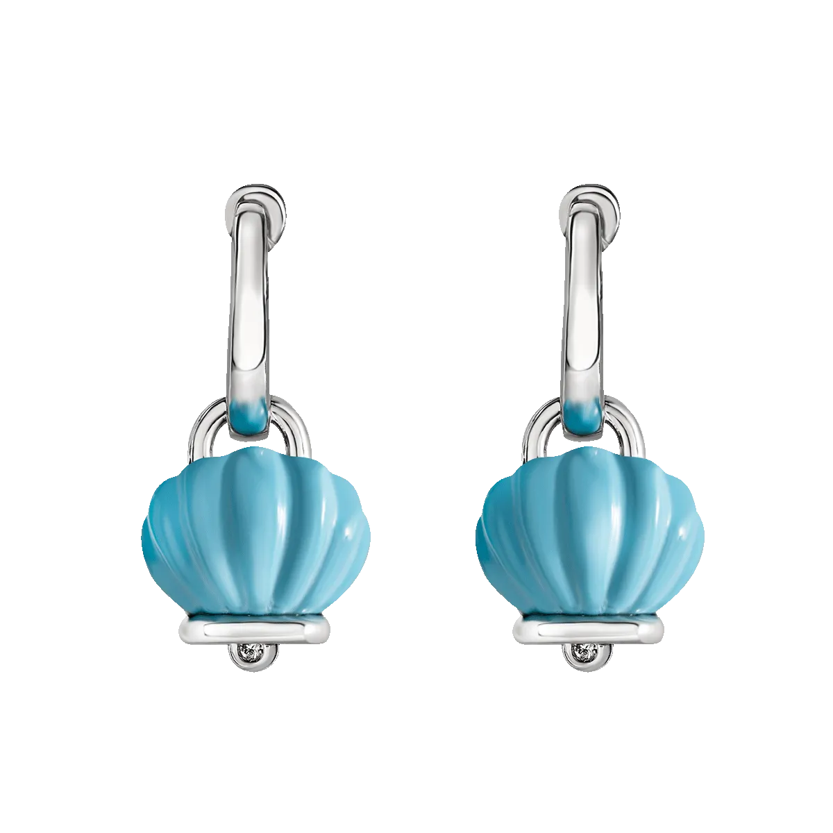 Orecchini Et Voilà Campanelle bioresina Turchese