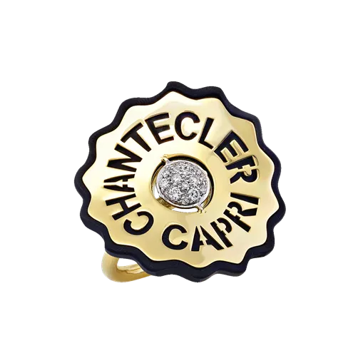 Chantecler Anello Logo Chantecler Oro