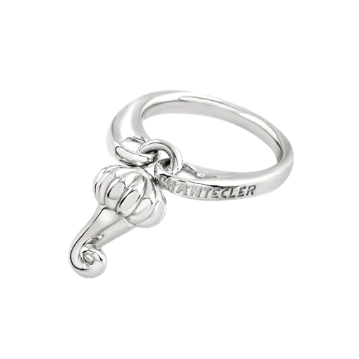 Chantecler Anello Et Voilà Corni Argento