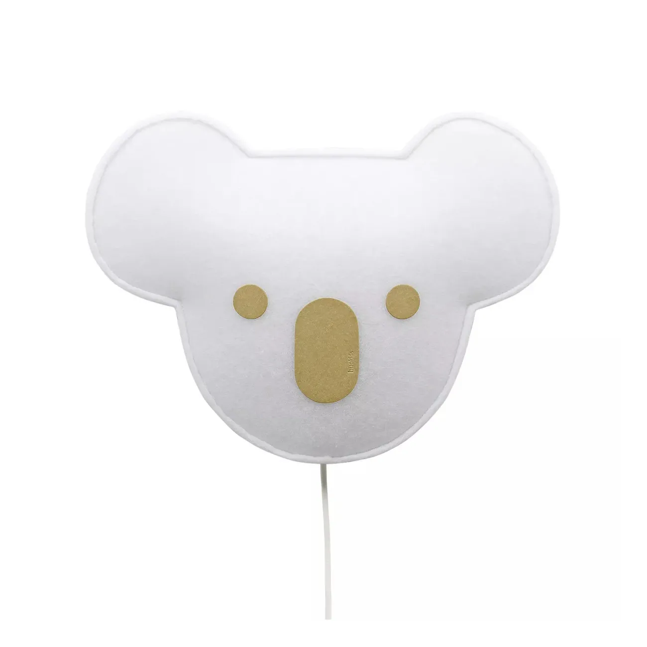 SOFT LIGHT - Wandleuchte Koala weiß und gelb